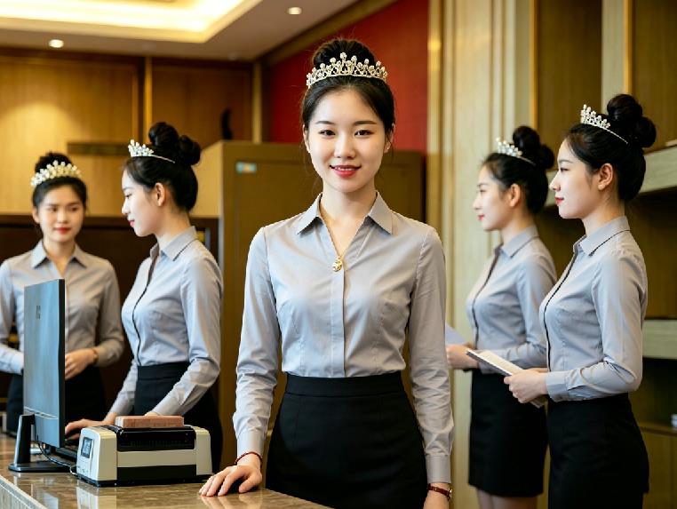 缅甸福布斯财经报道配图：分析师查看缅甸投资环境季度数据报表